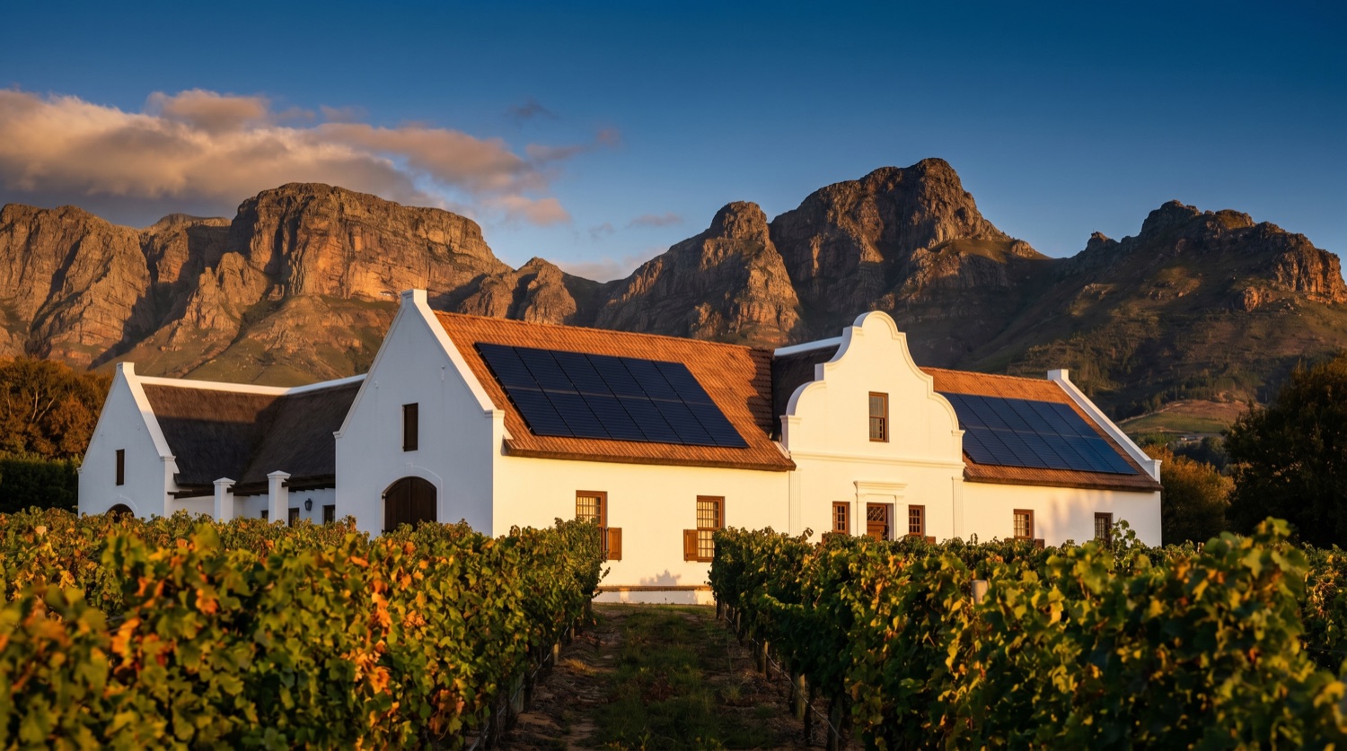 Wine farms and estates solar